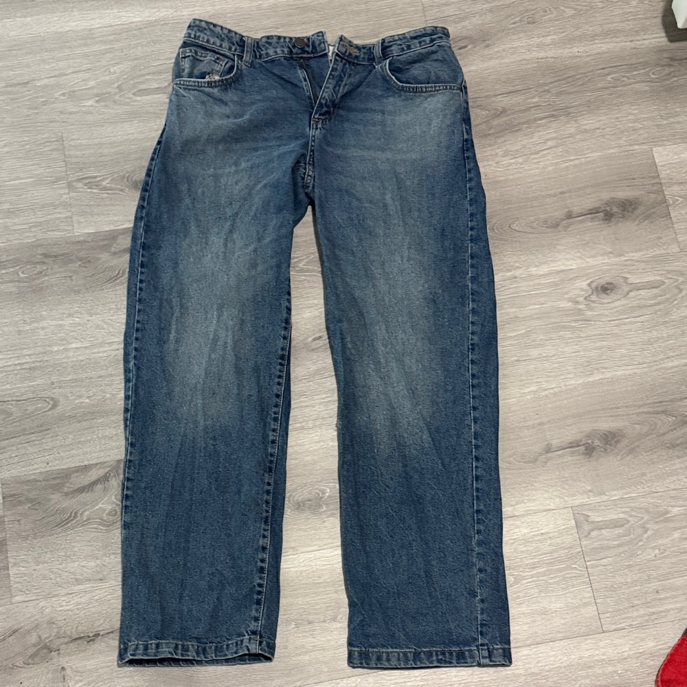 Cotton On Relaxed Fit Dark Blue Jeans